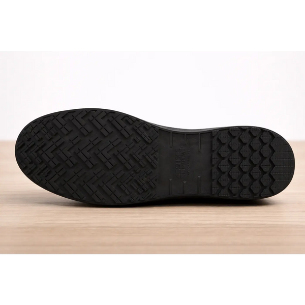 Men’s Black Minimalist Casual Sneakers – Classic Lace-Up Everyday Shoes