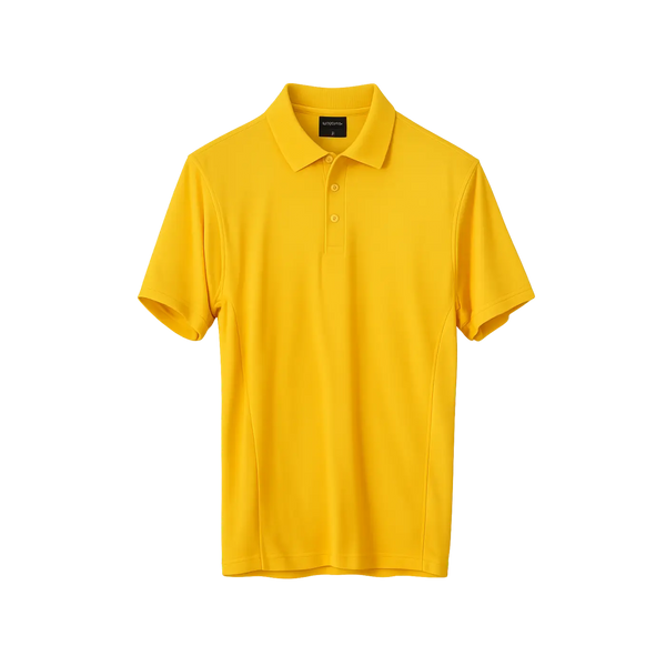 Men’s Performance Polo Shirt – Bright Yellow - Men’s Polo Shirt