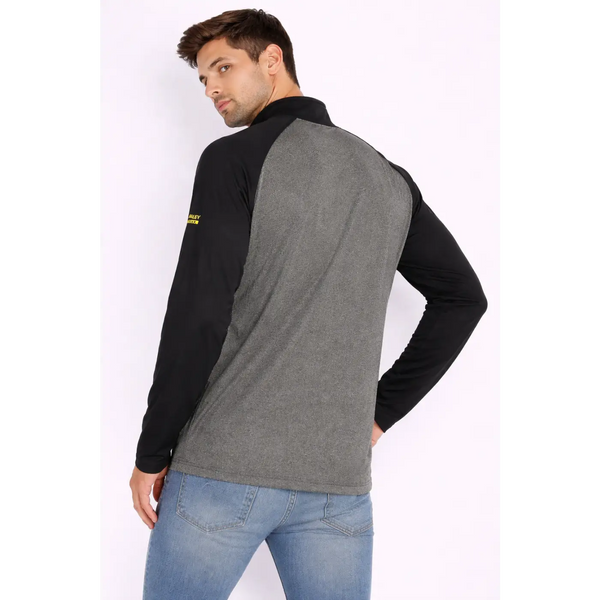 Men’s Stanley FATMAX Performance Quarter-Zip Pullover – Gray & Black - Men’s Performance Pullover