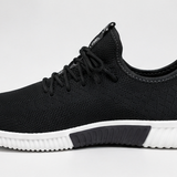 Men's Lightweight Knit Trainers – Black