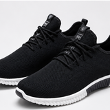 Men's Lightweight Knit Trainers – Black
