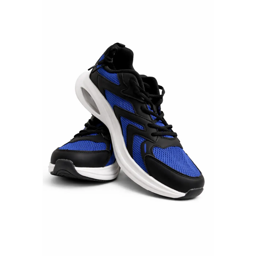 AirFlex Running Sneakers – Breathable Cushion Sport Shoes (Blue/Black)
