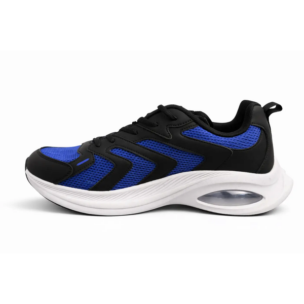 AirFlex Running Sneakers – Breathable Cushion Sport Shoes (Blue/Black)