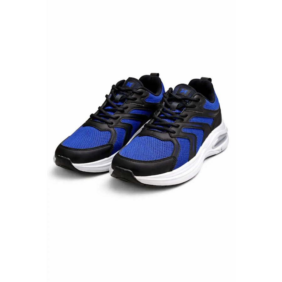 AirFlex Running Sneakers – Breathable Cushion Sport Shoes (Blue/Black)