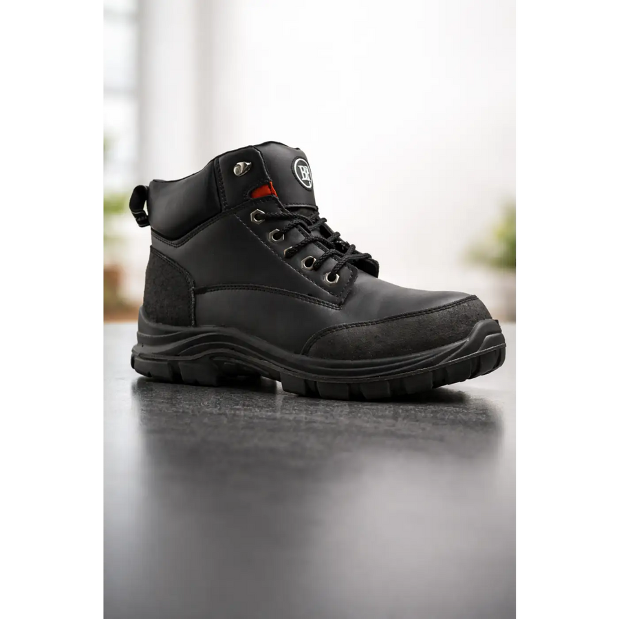 BSC Rugged Mid-Cut Safety Boots – Heavy Duty Industrial Work Boots