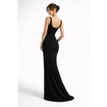 Classic Black Bodycon Maxi Dress – Sleek Elegant Evening Gown - Women’s Dress