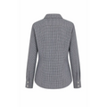 Classic Grey Micro-Check Button-Up Shirt – Tailored Fit