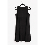 Classic Tiered Sleeveless Mini Dress - Mini Dress / Casual Dress / Tiered Dress