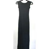 Dark Grey/Charcoal Maxi Dress – Scoop Back Detail, Size. XS