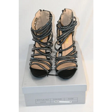 Divine Black Diamante Heels Size 4, New