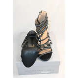 Divine Black Diamante Heels Size 4, New