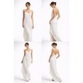 Elegant White Slip Maxi Dress – Minimalist Backless Satin Gown - Women’s Dress