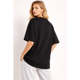 Essential Black Oversized Crew Neck T-Shirt - Women’s T-Shirt