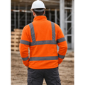 Hi Vis Orange Reflective Fleece Jacket | Safety Workwear