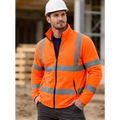 Hi Vis Orange Reflective Fleece Jacket | Safety Workwear