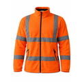 Hi Vis Orange Reflective Fleece Jacket | Safety Workwear
