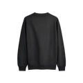 Men’s Black Crewneck Sweatshirt – Classic Fleece Pullover - Men’s Crewneck Sweatshirt