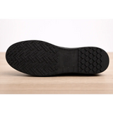 Men’s Black Minimalist Casual Sneakers – Classic Lace-Up Everyday Shoes