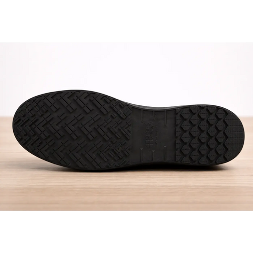 Men’s Black Minimalist Casual Sneakers – Classic Lace-Up Everyday Shoes
