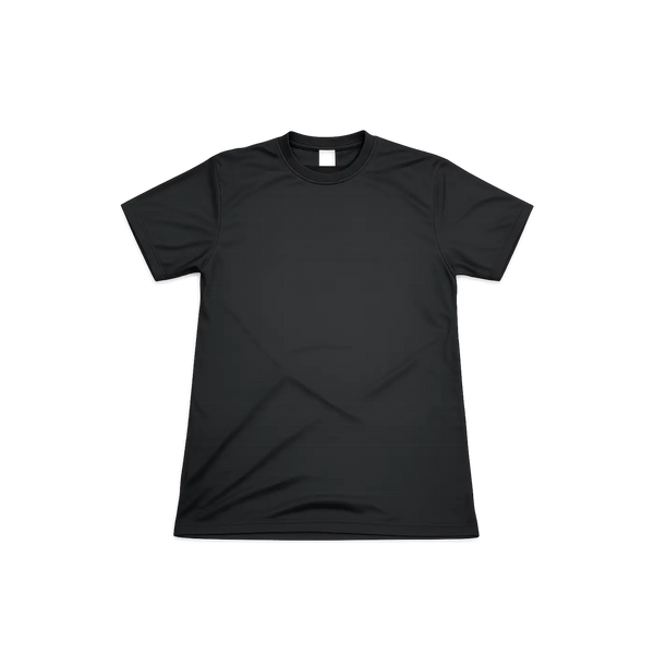 Men’s Black Performance T-Shirt – Lightweight Moisture Wicking Athletic Tee