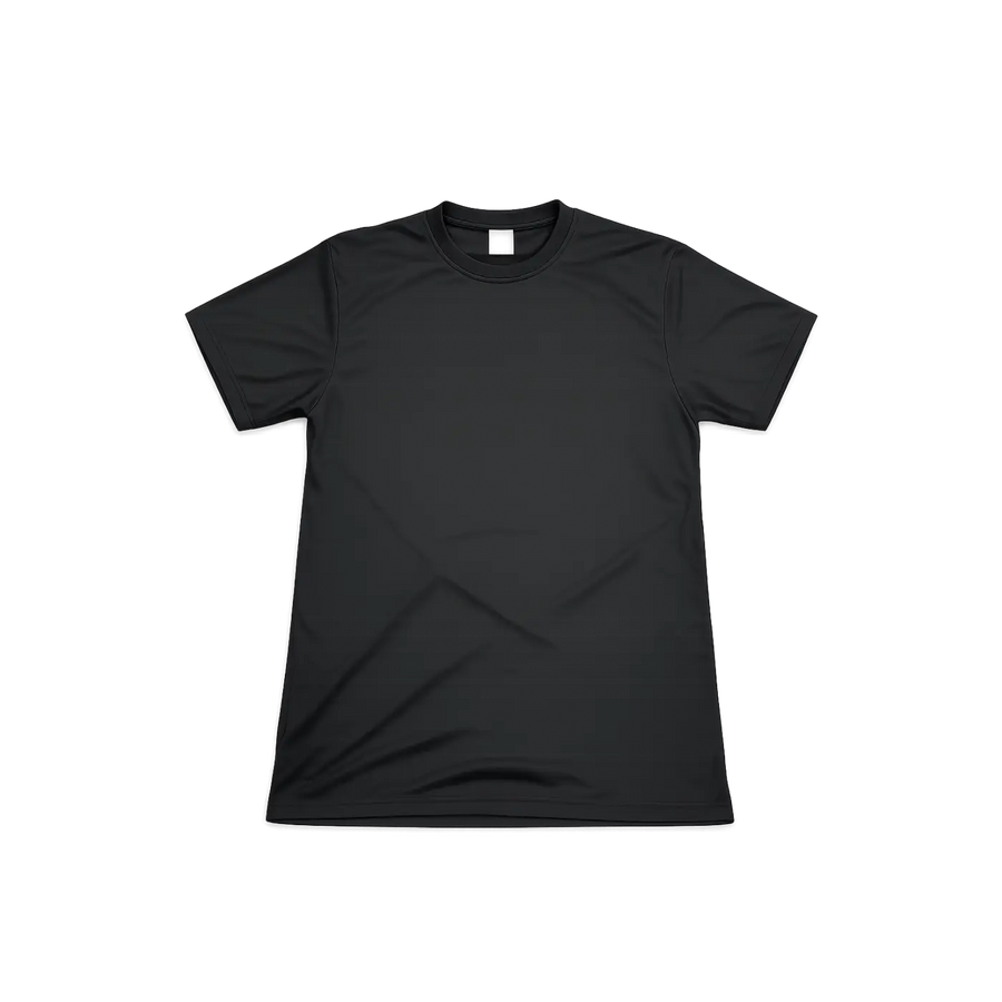 Men’s Black Performance T-Shirt – Lightweight Moisture Wicking Athletic Tee