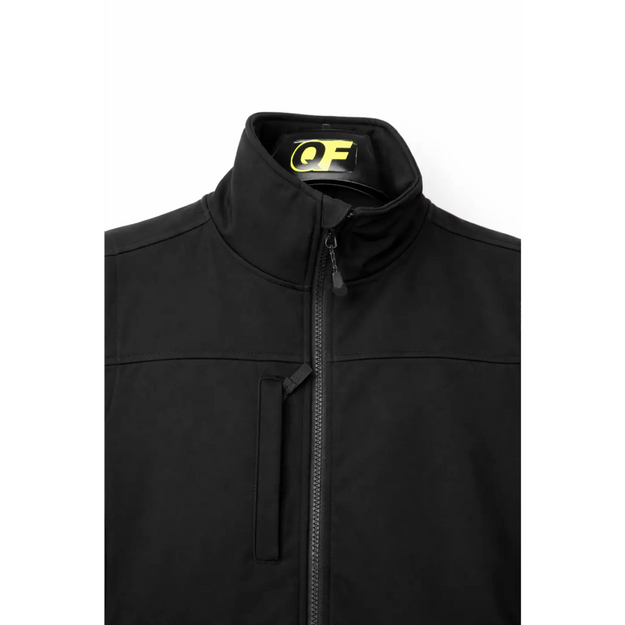 Men’s Black Performance Zip-Up Vest