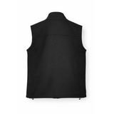 Men’s Black Performance Zip-Up Vest