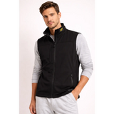 Men’s Black Performance Zip-Up Vest
