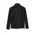 Men’s Black Softshell Jacket – Water-Resistant Zip-Up Lightweight Coat - Jackets