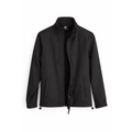 Men’s Black Softshell Jacket – Water-Resistant Zip-Up Lightweight Coat - Jackets
