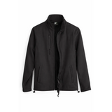 Men’s Black Softshell Jacket – Water-Resistant Zip-Up Lightweight Coat - Jackets