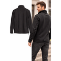 Men’s Black Softshell Jacket – Water-Resistant Zip-Up Lightweight Coat - Jackets