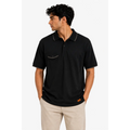Men’s Black Utility Pocket Polo Shirt - Men’s Polo Shirt