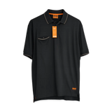 Men’s Black Utility Pocket Polo Shirt - Men’s Polo Shirt