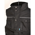 Men’s Black Utility Work Vest – Multi Pocket Heavy Duty Workwear Vest