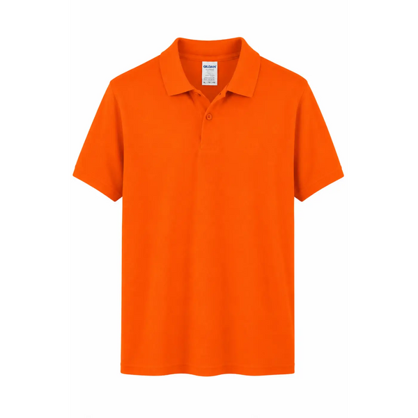 Men’s Bright Orange Polo Shirt - Men’s Polo Shirts