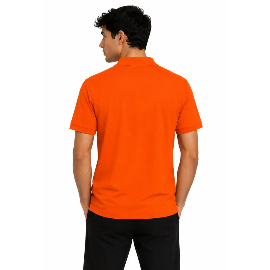 Men’s Bright Orange Polo Shirt - Men’s Polo Shirts