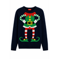 Men’s Christmas Elf Sweater – Funny Holiday Knit Pullover