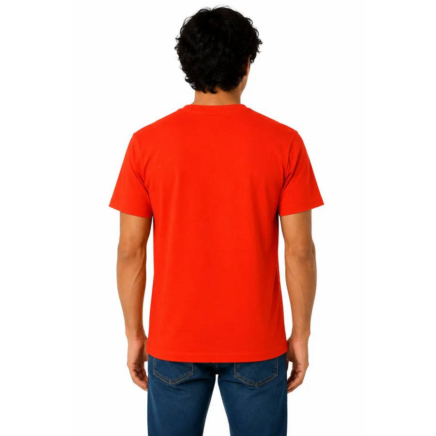 Men’s Classic Crew Neck T-Shirt – Bright Red - T-Shirts