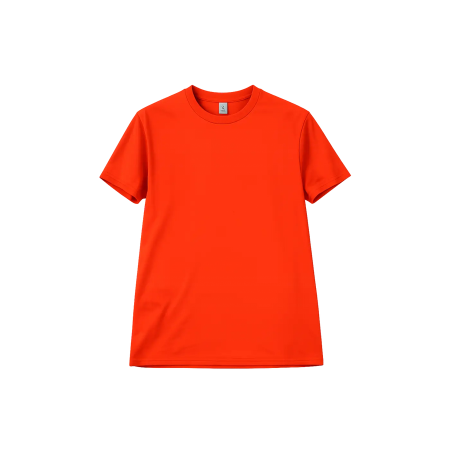 Men’s Classic Crew Neck T-Shirt – Bright Red - T-Shirts