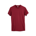 Men’s Classic Crew Neck T-Shirt – Burgundy Red - T-Shirts