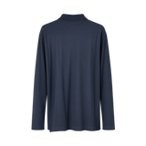 Men’s Classic Long Sleeve Polo Shirt – Navy - Men’s Polo Shirts