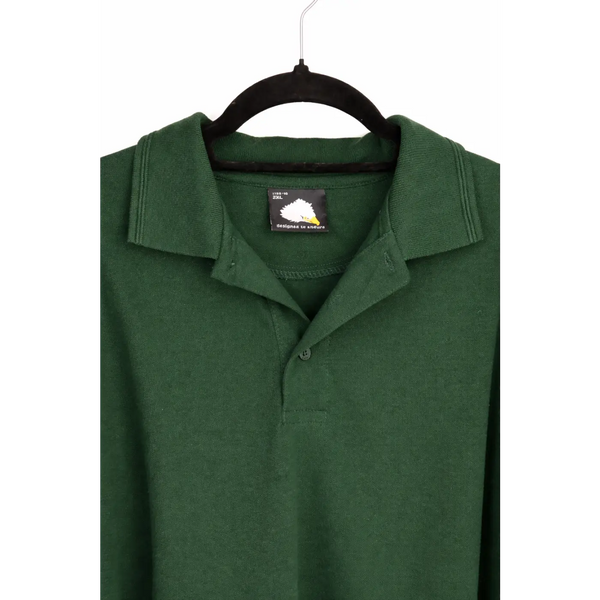 Men’s Classic Polo Shirt – Premium Cotton Short Sleeve Casual Fit (Forest Green) - Shirts / Polo Shirts