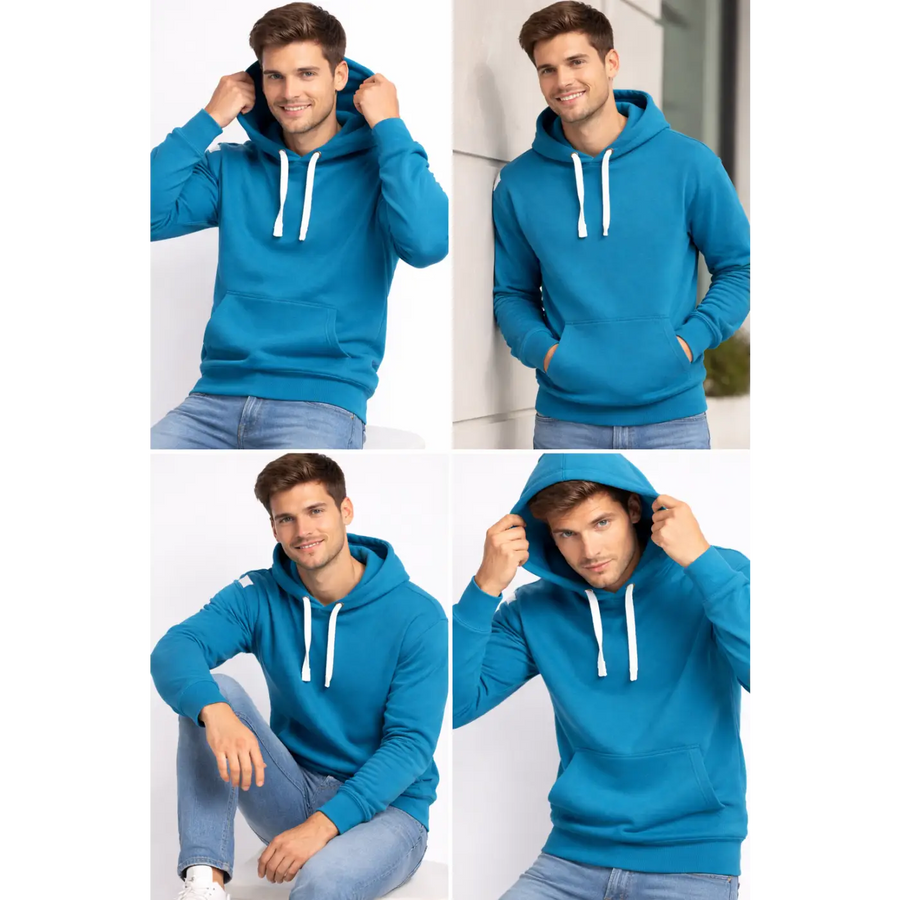 Men’s Classic Pullover Hoodie – Casual Fleece Sweatshirt with Kangaroo Pocket - Hoodies & Sweatshirts