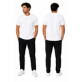 Men’s Classic White Crew Neck T-Shirt – Lightweight Everyday Essential