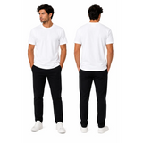 Men’s Classic White Crew Neck T-Shirt – Lightweight Everyday Essential