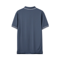 Men’s Contrast Trim Polo Shirt – Navy Blue - Men’s Polo Shirts