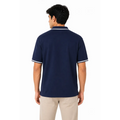 Men’s Contrast Trim Polo Shirt – Navy - Men’s Polo Shirts