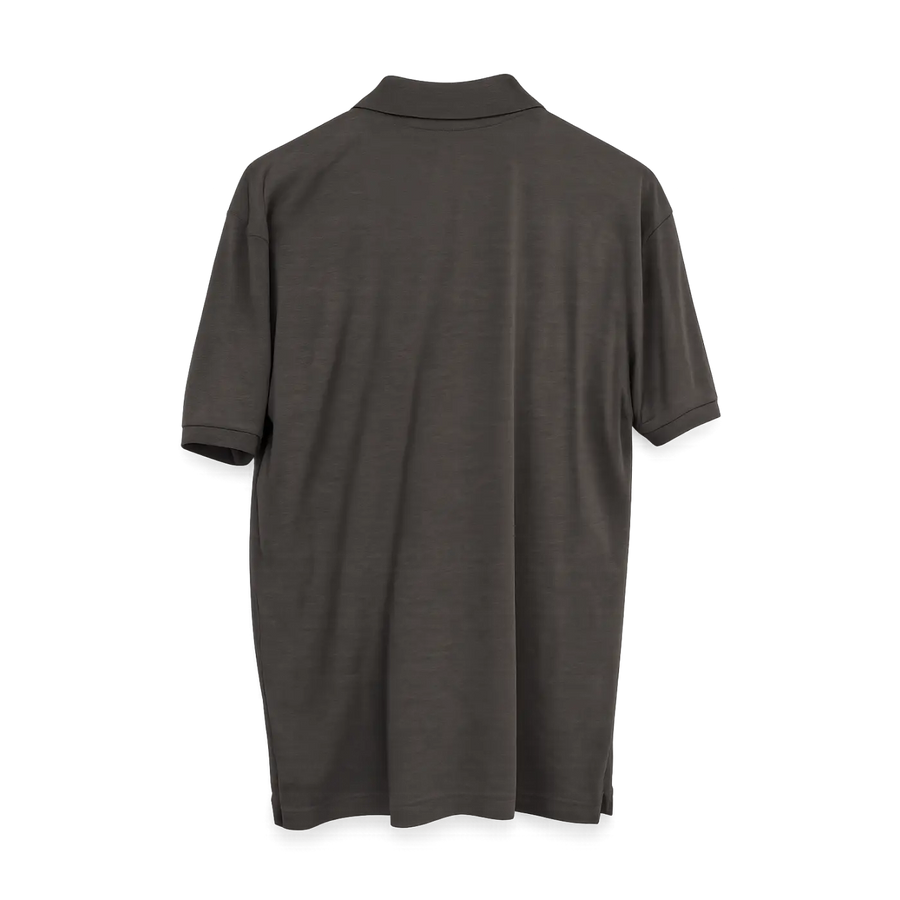 Men’s Dark Charcoal Relaxed Fit Polo Shirt - Men’s Polo Shirt