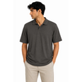 Men’s Dark Charcoal Relaxed Fit Polo Shirt - Men’s Polo Shirt
